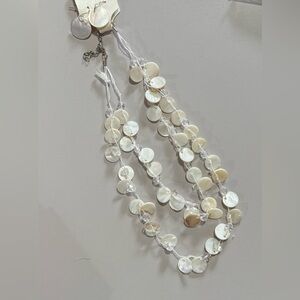 NWT Esmor Elegant Shell and Bead Necklace